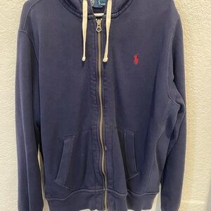 Polo by Ralph Lauren Blue Zip-Up Hoodie